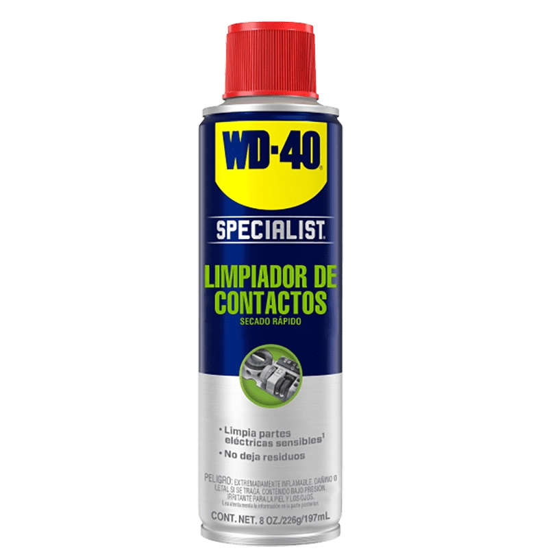 LIMPIADOR DE CONTACTOS WD-40 8 ONZAS 6 C/C