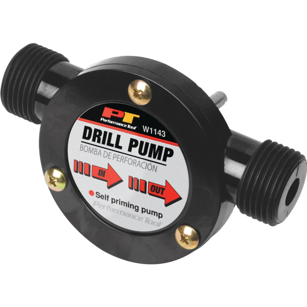 BOMBA ACCIONADA POR TALADRO 3/4" | MIN 1,200RPM | 225 GAL/HR