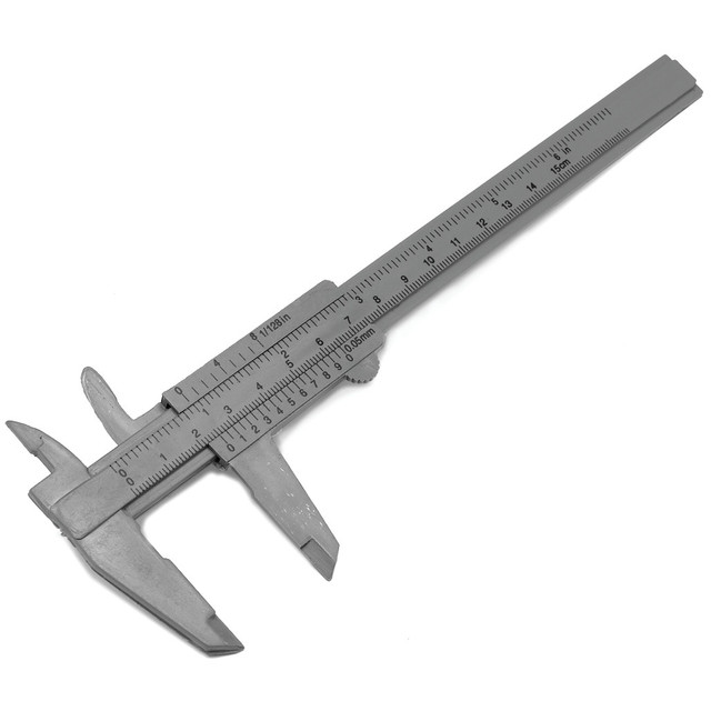 CALIBRADOR PIE DE REY PLASTICO DE 6"