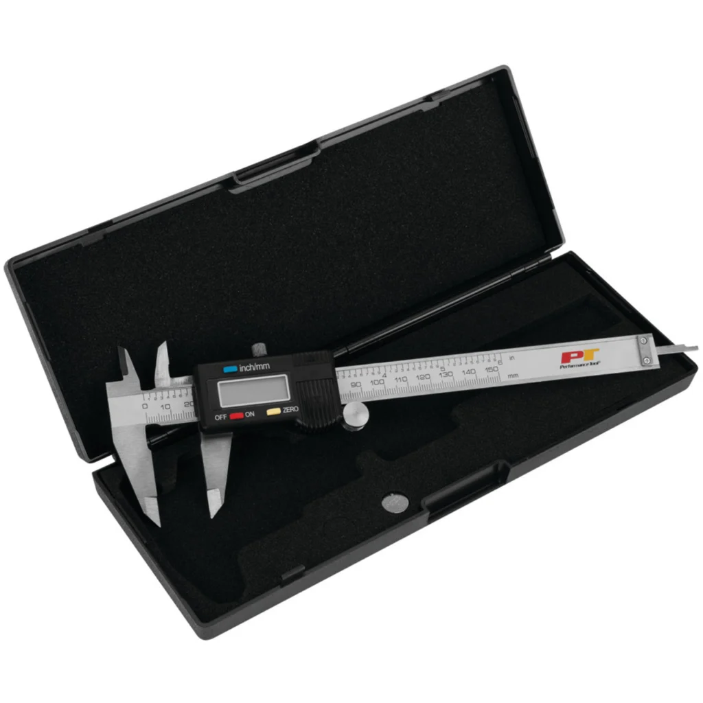 CALIBRADOR PIE DE REY DIGITAL DE ACERO INOX. DE 6"