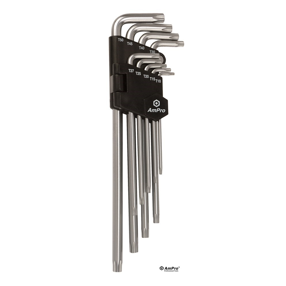 JUEGO DE LLAVES TORX LARGA | 9 PCS (T10 - T50)