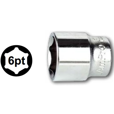 COPA DE 6 PUNTAS DE 3/8" X 21 MM