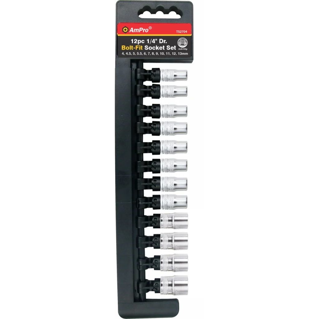 JUEGO DE COPAS - 12 PZAS DE 1/4" | BOLT-FIT
