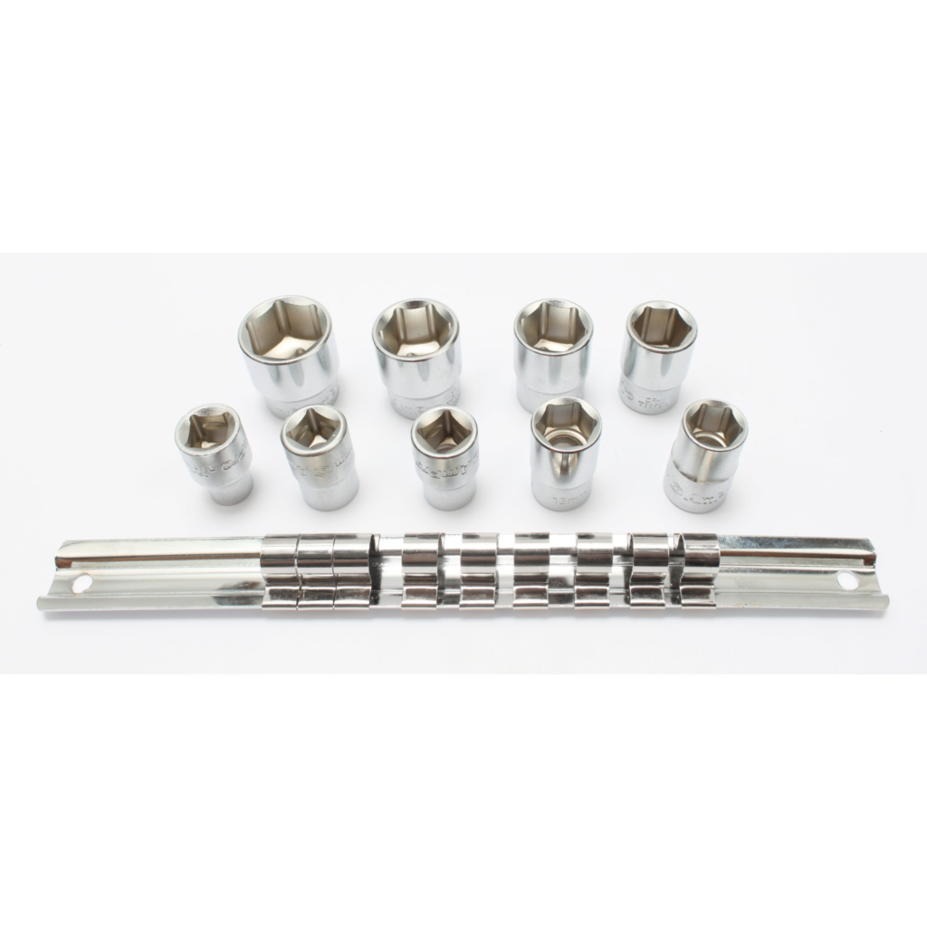 JUEGO DE COPAS 3/8" | 9PCS (8, 10, 11, 12, 13, 14, 16, 17, 19MM) BLISTER