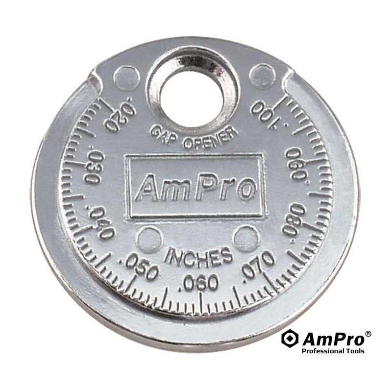 CALIBRADOR DE BUJIAS TIPO MONEDA 0.02"-0.10"