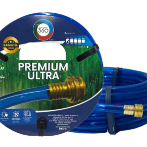 MANGUERA DE RIEGO SILICON DE 1/2" X 20 M. (66 FT.) ARMADA