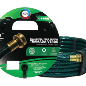 MANGUERA DE RIEGO 3 CAPAS DE 1/2" X 20 M. (66 FT.) ARMADA