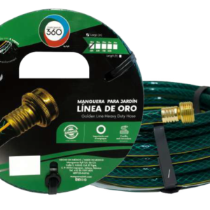 MANGUERA DE RIEGO 4 CAPAS DE 1/2" X 30 M. (100 FT.) ARMADA